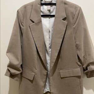 H&M Taupe Blazer Jacket